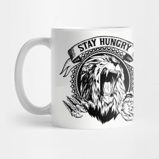 Stay Hungry Roaring Lion Mug